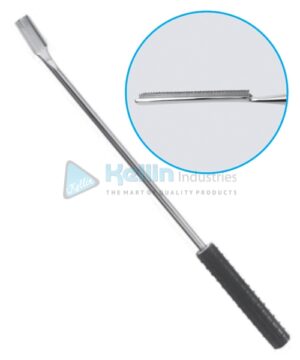 Slim Line Rasp Upturned Back Molar 15° Angled Head 58cm Long (50mm Slim Line Blade required)