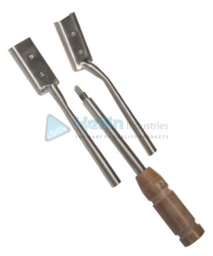 Economy Rasp with Interchangeable Handle Supplied with straight and angled shaft 30cm/13¾"