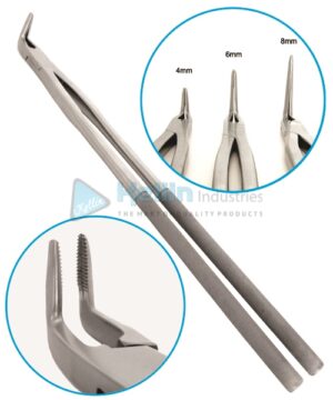 Slim Line Fragment Forceps Set Of 3 Pieces 48cm/19"