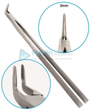 Slim Line Fragment Forceps, 6cm, Long Nose 48cm/19"