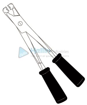 Gunthers Tooth Forceps Lower Jaw 50cm/20"