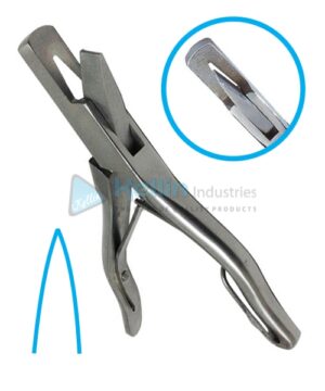 Ear Notcher with V Shape Notch Stainless Steel 15cm/6"