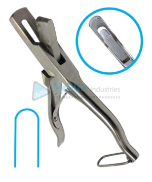 Ear Notcher with U Shape Notch Stainless Steel 23cm/9"