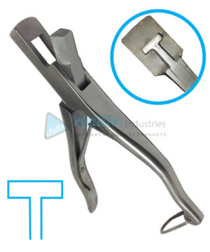 Ear Notcher With “T” Shape Notch Stainless Steel 23cm/9" 23cm/9" Ear Notch Veterinary Instruments