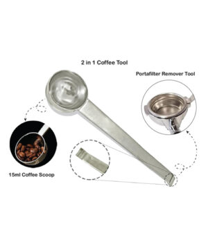 Portafilter Basket Remover & Coffe Scoop 15ml